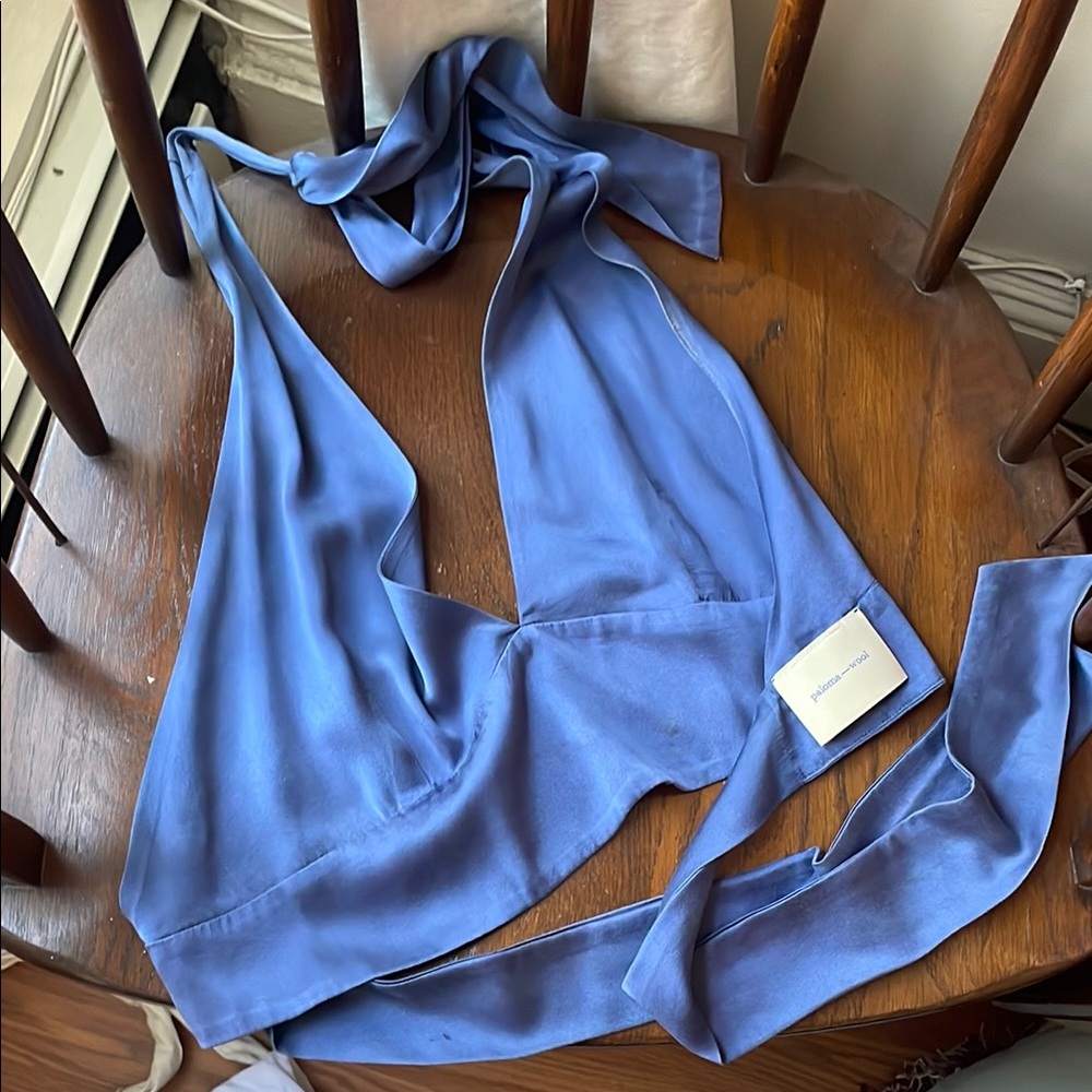 Paloma Wool Silk Halter Top